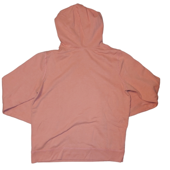 Hollister Sweatshirt Hoodie, Orange with Blue Letters, Size Large - Picture 2 of 10